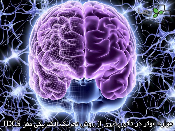 موارد موثر در تأثیرپذیری از روش تحریک الکتریکی مغز TDCS